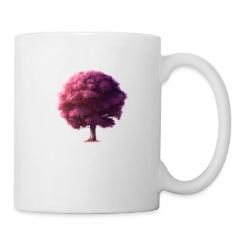 Lebensbaum Yoga Meditation Baum des Lebens - Tasse - Weiß - Rechts