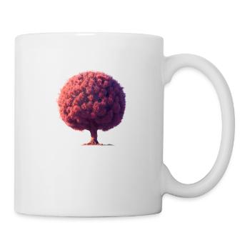 Lebensbaum Meditation Baum des Lebens Yoga - Tasse - Weiß - Rechts