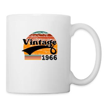 Jahrgang 1966 - Tasse - Weiß - Rechts