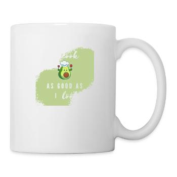 "I cook as good as i look! - Avocado" - Mug - white - Right