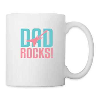 Papa Rocks! - Mug blanc - blanc - Droite