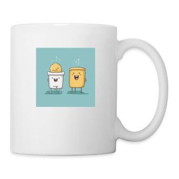 Cups with nuts - Mug - white - Right