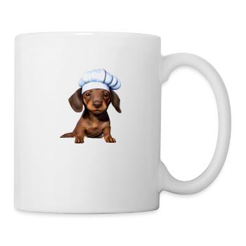 Dachshund Restaurateur Dog Cooking Dogs Dachshund Puppy - Mug - white - Right