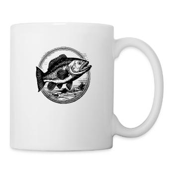 Pêche au poisson Pêche en mer - Mug blanc - blanc - Droite