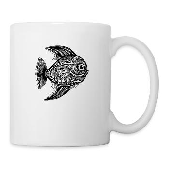 Pêche au poisson Pêche en mer - Mug blanc - blanc - Droite