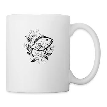 Pêche au poisson Pêche en mer - Mug blanc - blanc - Droite