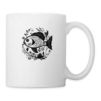 Pêche au poisson Pêche en mer - Mug blanc - blanc - Droite