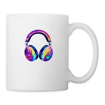 Headphones Gamer Singer Listen to music Singing Musicians - Mug - white - Right
