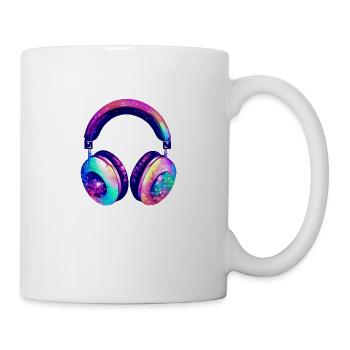 Headphones Singing Music Listening Musicians Gamers Singers - Mug - white - Right
