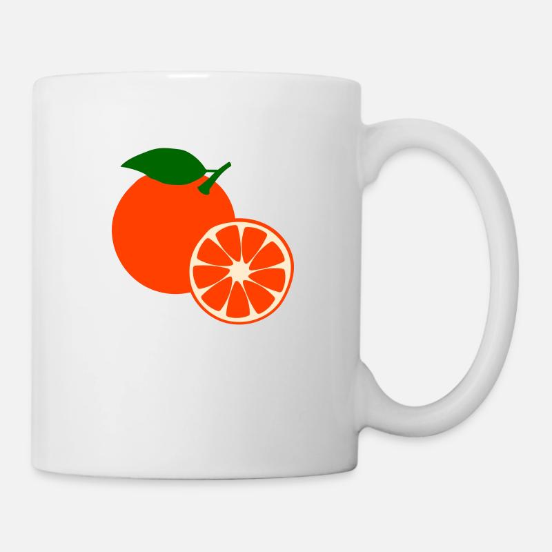 Orange fruit - Tasse - Weiß