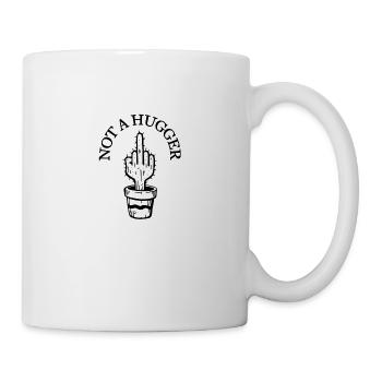 Not a Hugger Cactus - Tasse - Weiß - Rechts