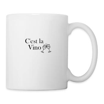 C'est la Vino - Tasse - Weiß - Rechts