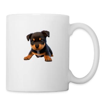 Rottweiler Dog Rottweiler Puppy Dogs Puppy - Mug - white - Right