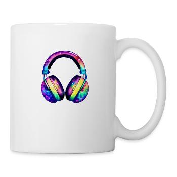 Kopfhörer Musiker Sänger Gamer Musik hören Gesang - Tasse - Weiß - Rechts