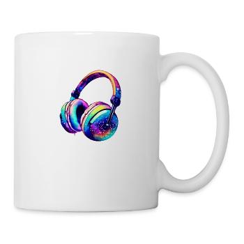 Headphones Singer Listen to music Gamer Singing Musicians - Mug - white - Right