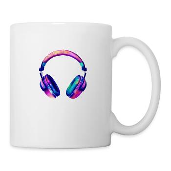 Headphones Musicians Gamers Singers Listen to music Singing - Mug - white - Right