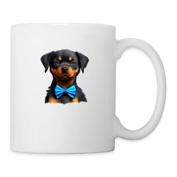 Rottweiler Chien Chiot Chiens Rottweiler Chiot - Mug blanc - blanc - Droite