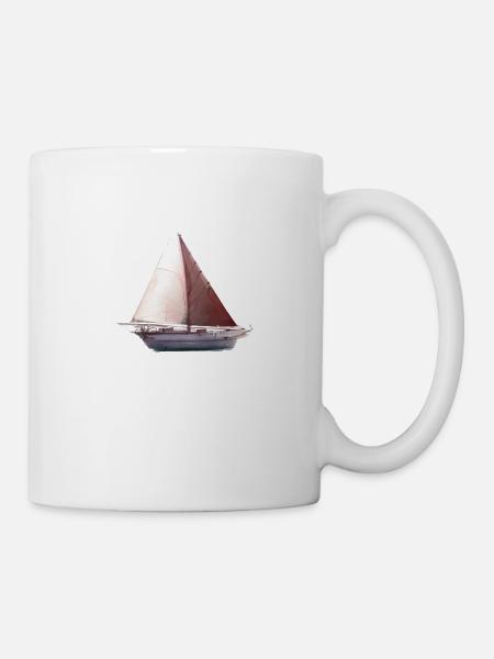 Segeln Segelboot Segelsport Segler Segelschiff - Tasse - Weiß