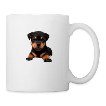 Rottweiler Dog Dogs Puppy Rottweiler Puppy - Mug - white - Right