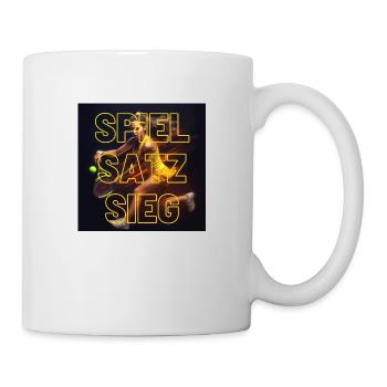 Spiel, Satz und Sieg - Tasse - Weiß - Rechts