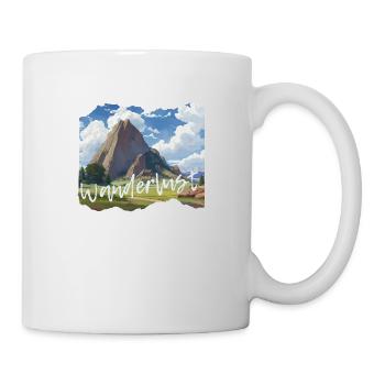 Wandern - Tasse - Weiß - Rechts
