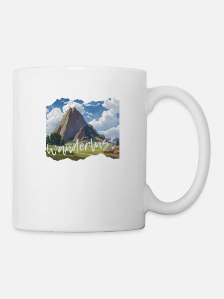 Wandern - Tasse - Weiß