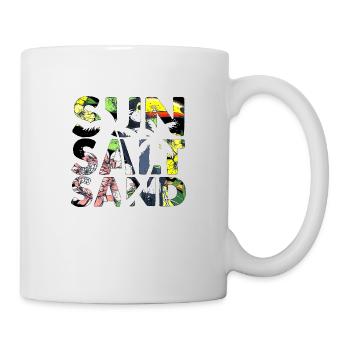 Sommer surfen kroatien strand paradies hrvatska party - Tasse - Weiß - Rechts