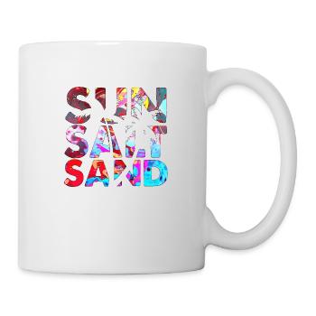 Été surf croatie plage paradis hrvatska party - Mug blanc - blanc - Droite