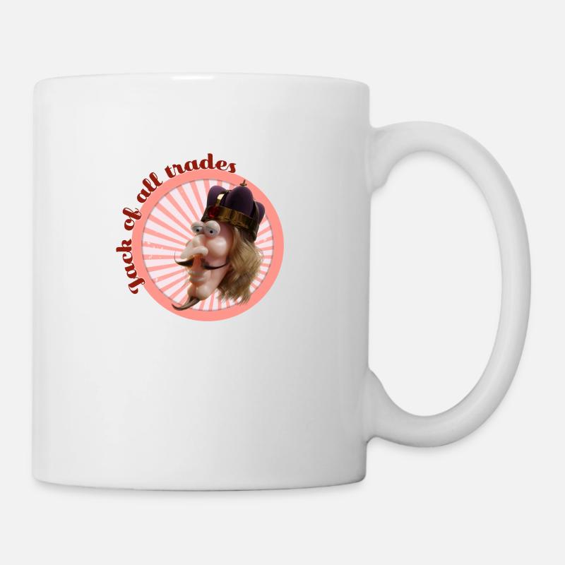 Touche-à-tout - Mug blanc - blanc