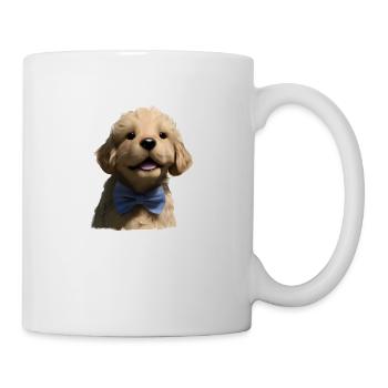 Hundebesitzer Golden Retriever Hundewelpe Hunde - Tasse - Weiß - Rechts