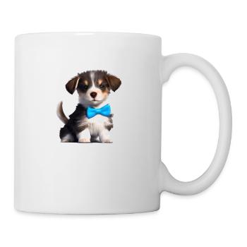 Propriétaire de chien chiot berger australien - Mug blanc - blanc - Droite