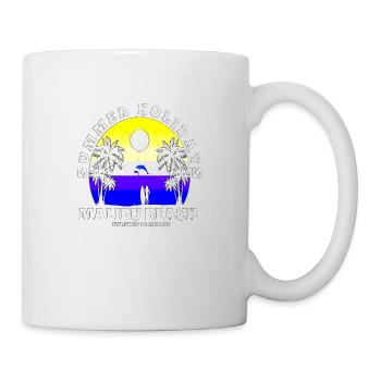 Summer surf croatia beach paradise party vibes Usa - Mug - white - Right