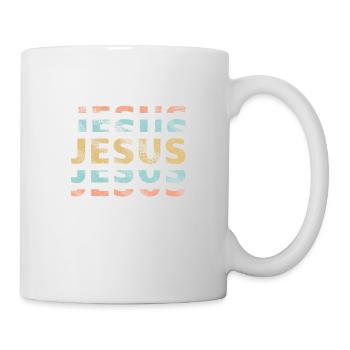 Jesus Christus von Nazareth Glaube Bibel Jesus - Tasse - Weiß - Rechts