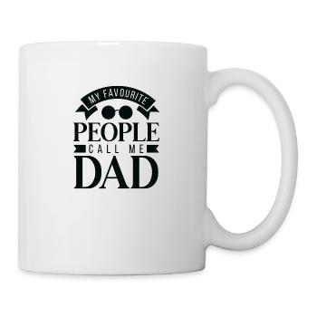Mes gens préférés m’appellent papa - Mug blanc - blanc - Droite