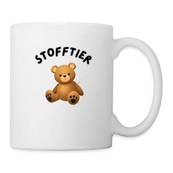 Stofftier - Tasse - Weiß - Rechts