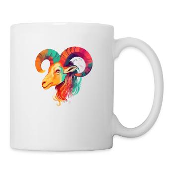 Yuki the ram - Mug - white - Right