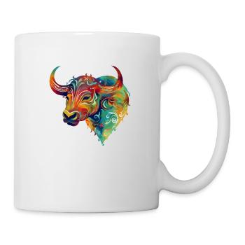 Bullo der Stier - Tasse - Weiß - Rechts