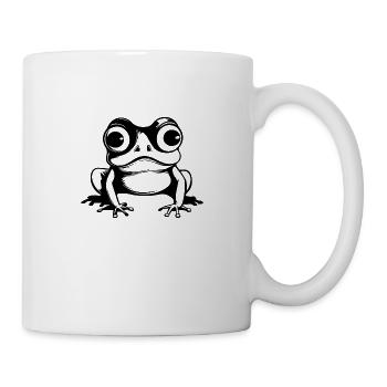 Crapaud amphibien grenouille - Mug blanc - blanc - Droite
