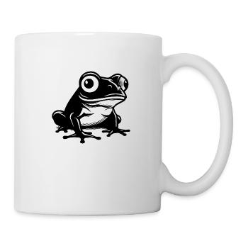 Crapaud amphibien grenouille - Mug blanc - blanc - Droite