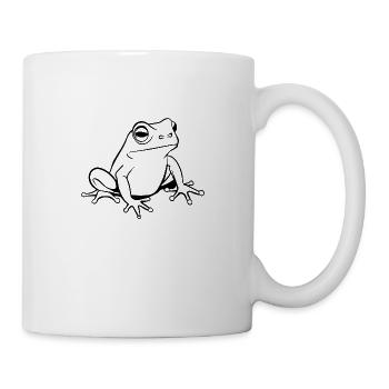 Crapaud amphibien grenouille - Mug blanc - blanc - Droite