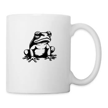 Crapaud amphibien grenouille - Mug blanc - blanc - Droite