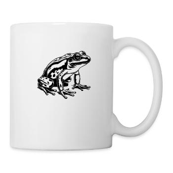 Crapaud amphibien grenouille - Mug blanc - blanc - Droite