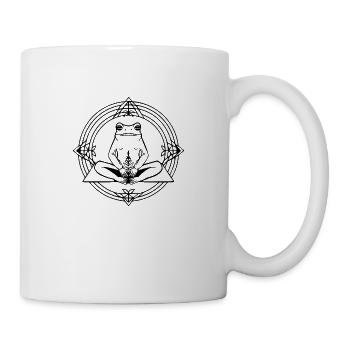 Crapaud amphibien grenouille - Mug blanc - blanc - Droite