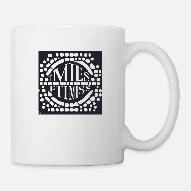 zeitloser stiel - Tasse - Weiß