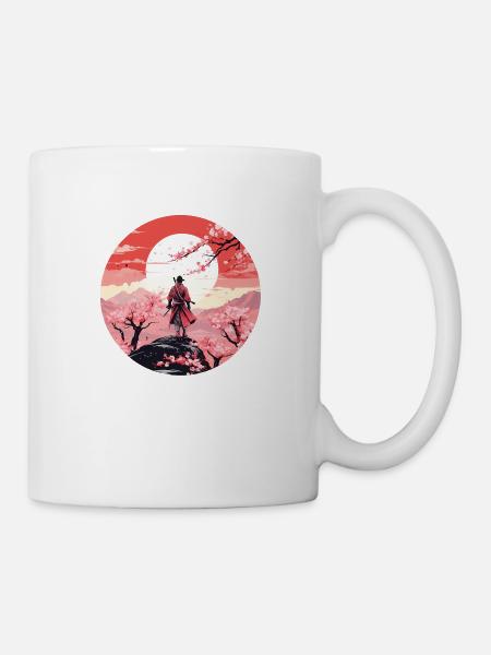 Samurai II - Tasse - Weiß