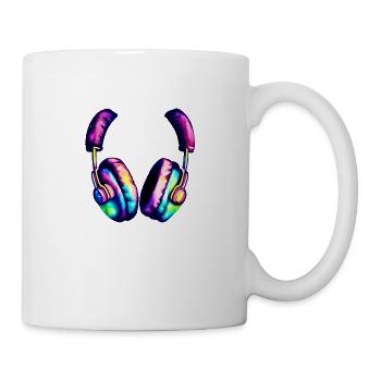 Headphones Singers Musicians Gamers Listen to music Singing - Mug - white - Right