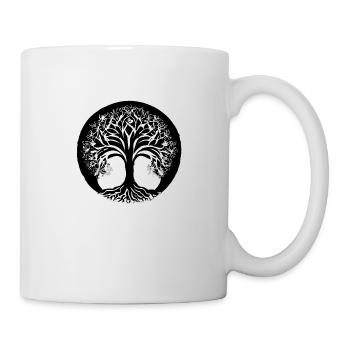 Yoga, Tree of Life, Tree of Life, Meditation - Mug - white - Right