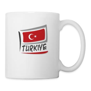Drapeau Turkiye - Mug blanc - blanc - Droite
