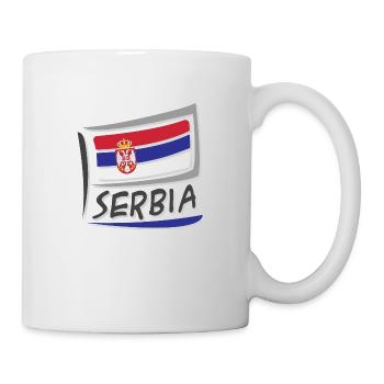Serbia Flag Flag - Mug - white - Right