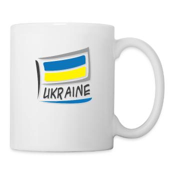 Ukraine Flag Flag - Mug - white - Right